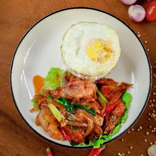Nasi Udang Saus Padang